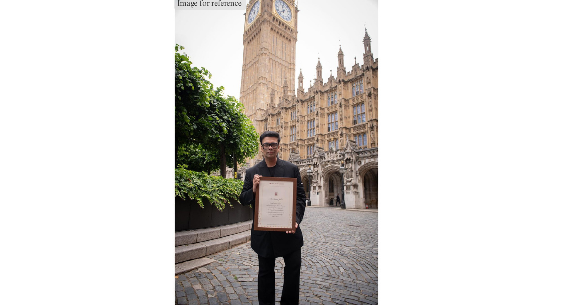 British Parliament honours Karan Johar for his contributions to international entertainment